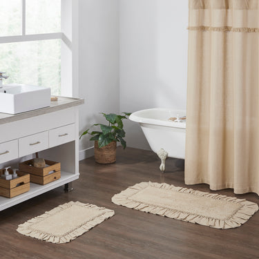 Burlap Vintage Bathmat 27